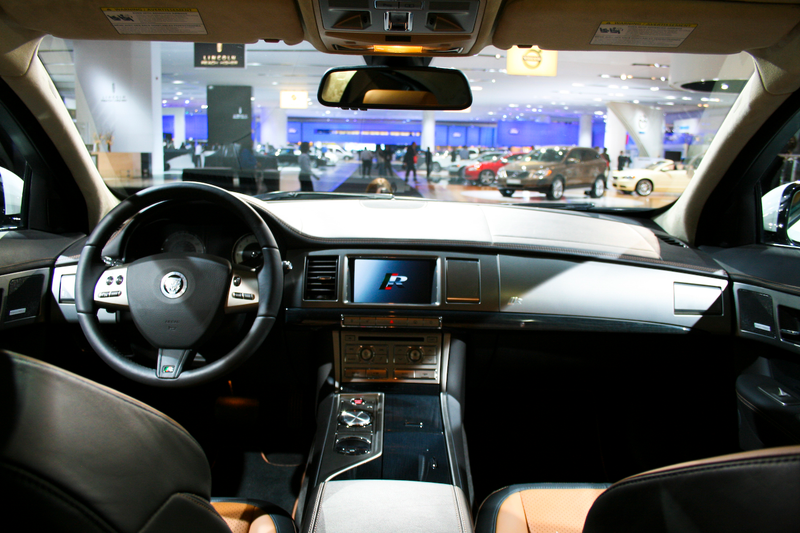 Illustration for article titled 2010 Jaguar XFR Launched Amid Dry Ice, Lasers